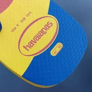 HAVAIANAS UNISEX TEAM III COLUMBIA SANDALS( Unisex) Havaianas Unisex Teams III - Columbia Sandal,Citrus Yellow  main image 4